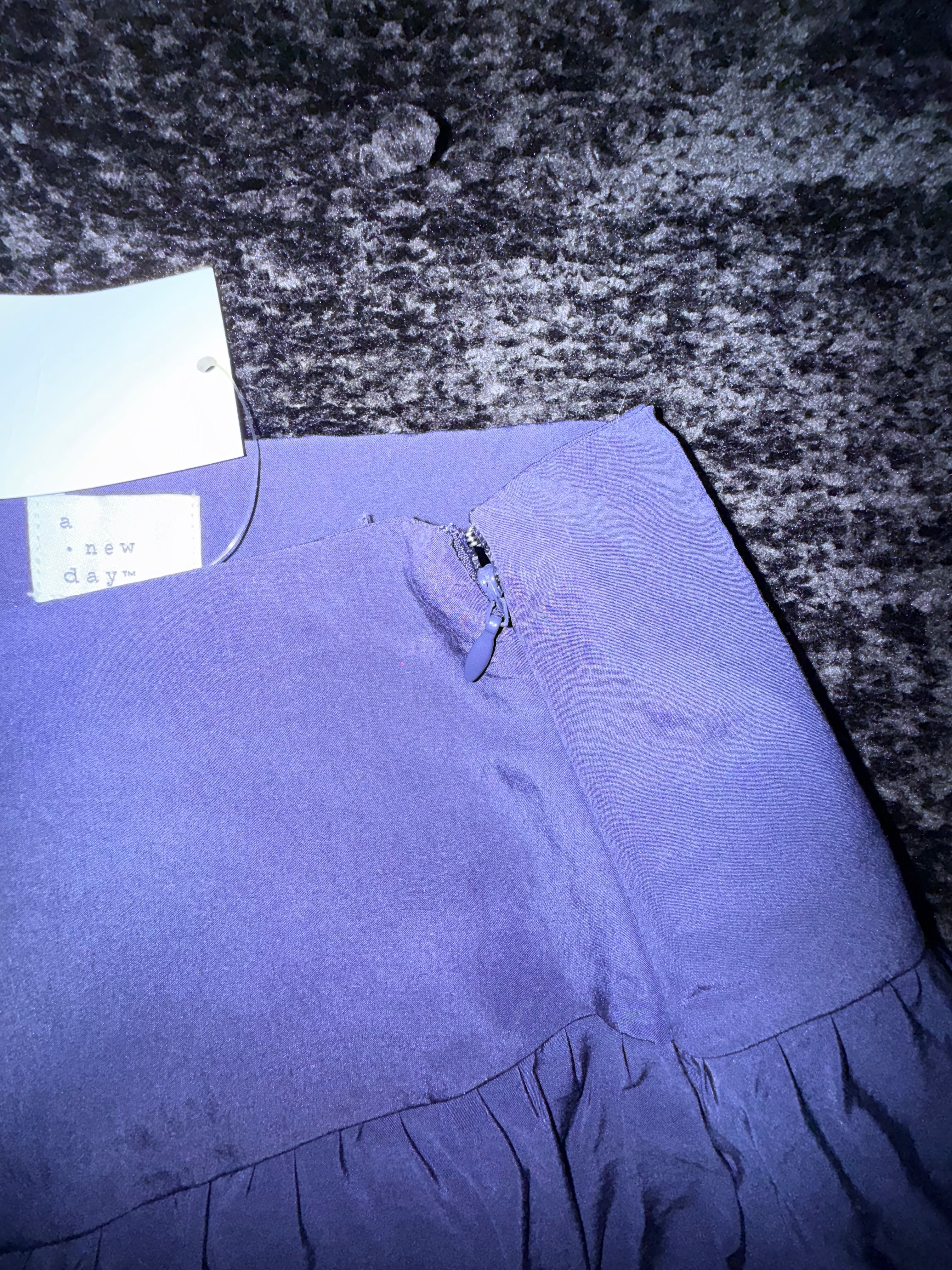 A New Day Blue Puffy Skirt