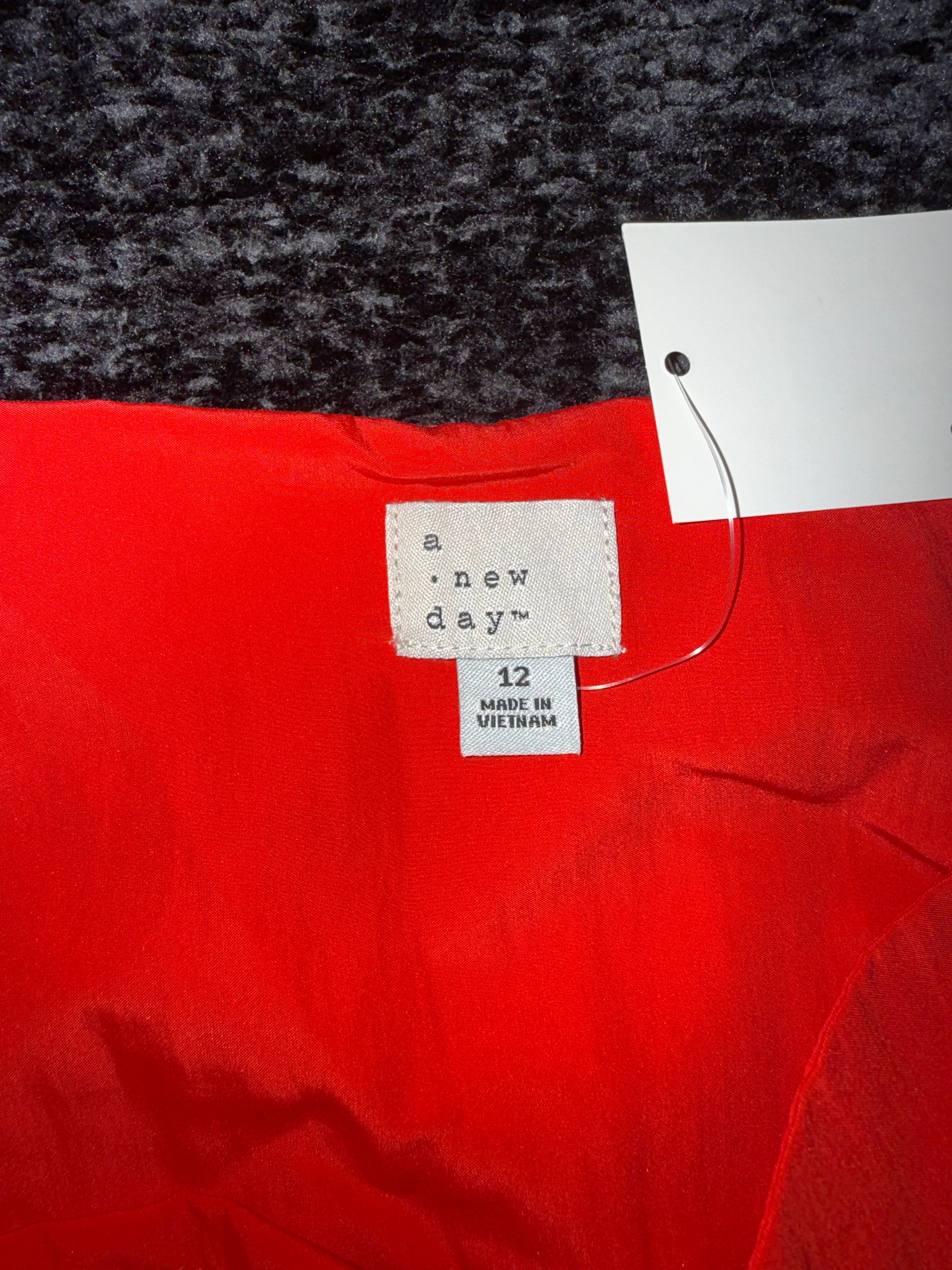 A New Day Red Puffy Skirt