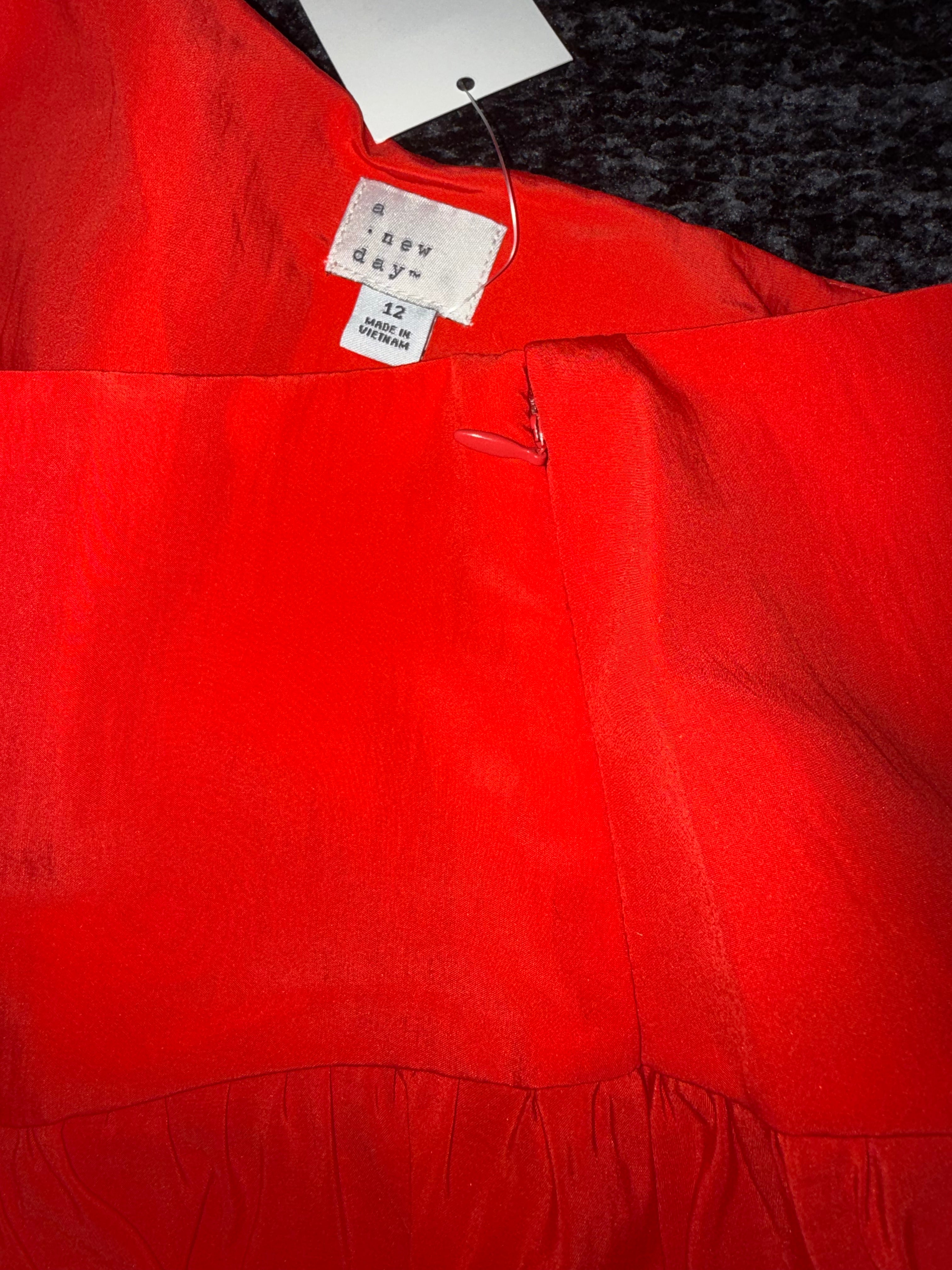 A New Day Red Puffy Skirt