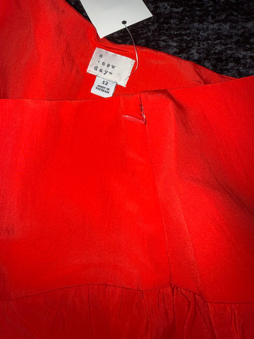 A New Day Red Puffy Skirt