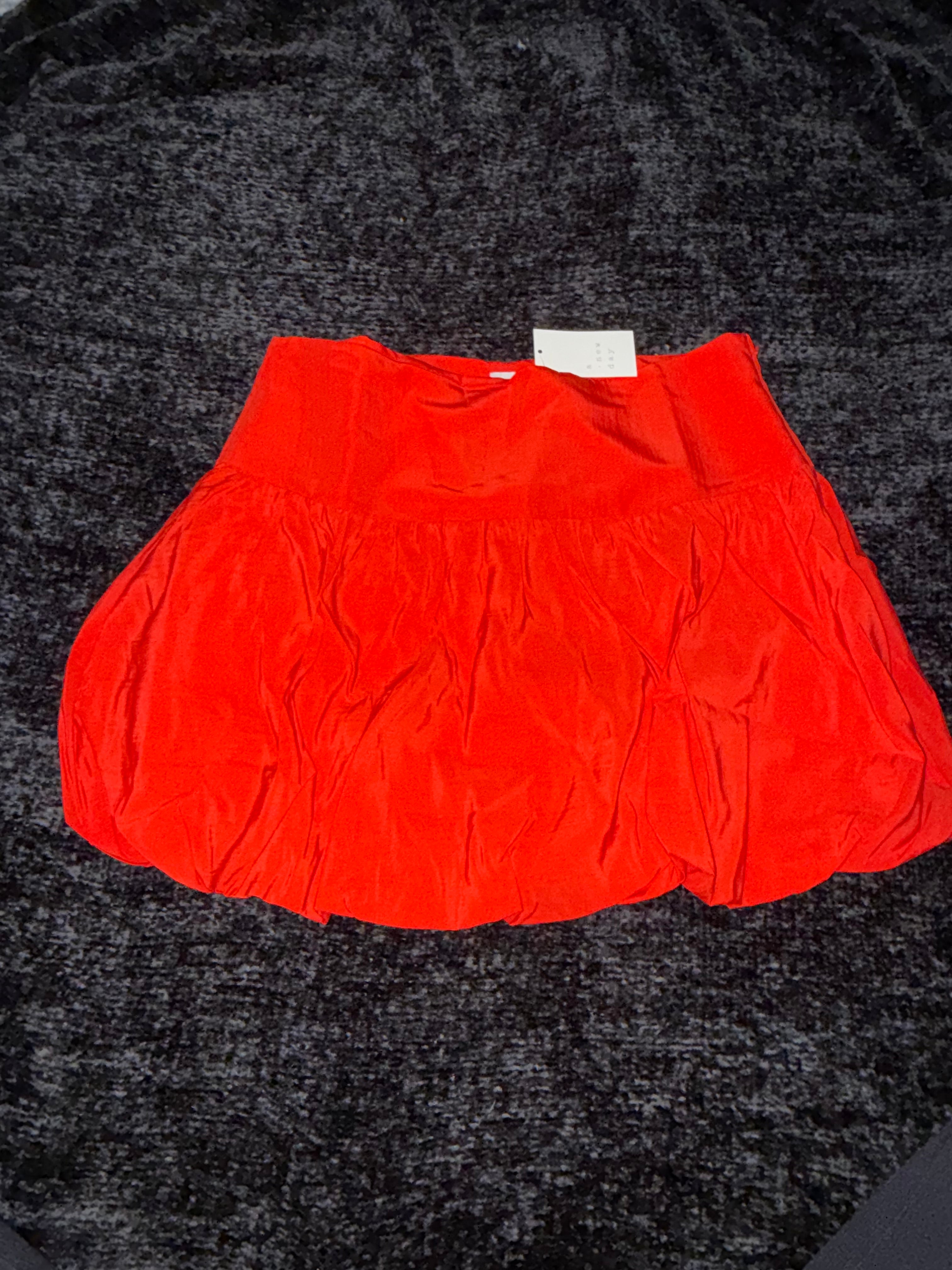 A New Day Red Puffy Skirt