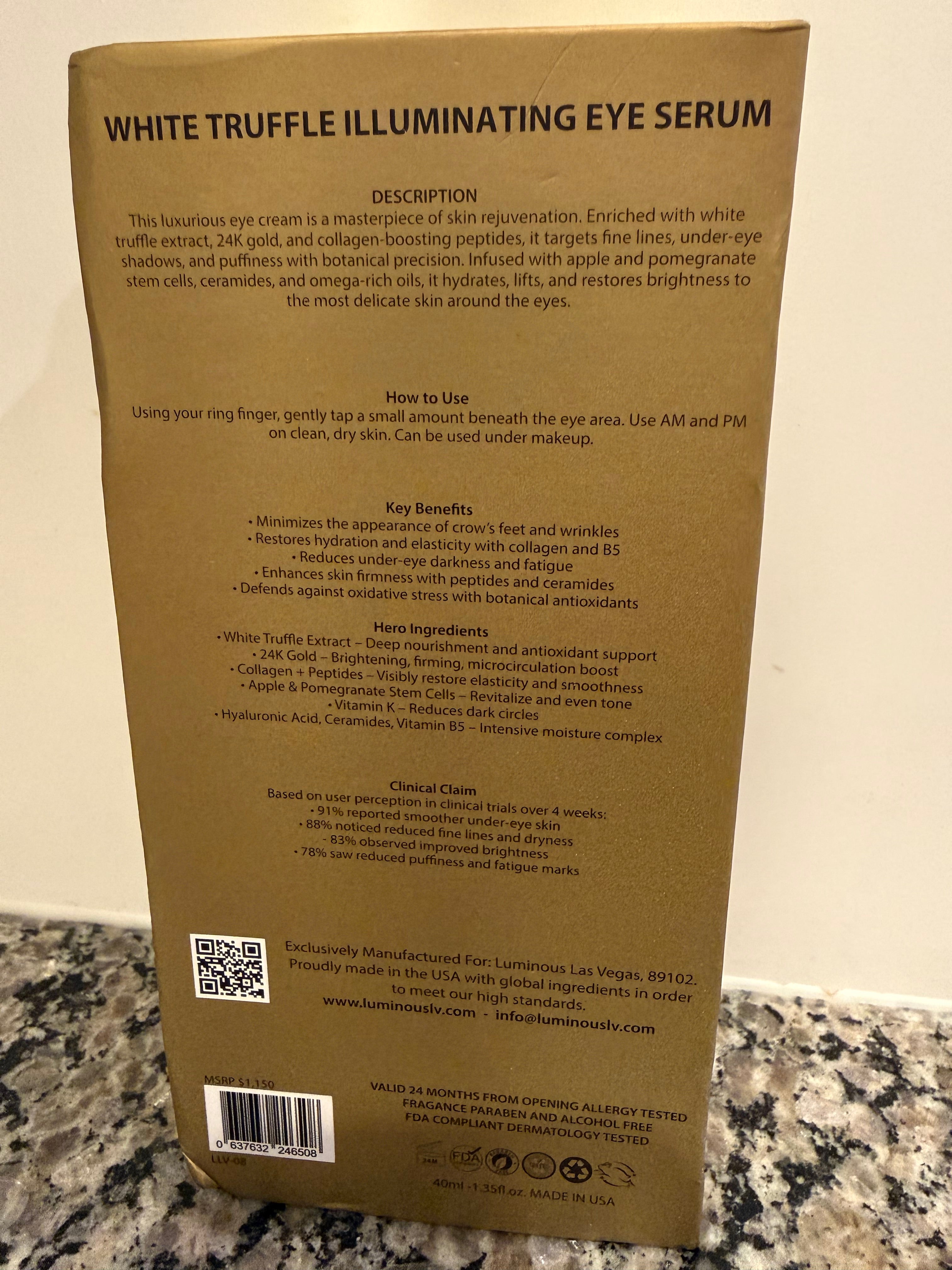 LuminousLV White Truffle Eye Serum