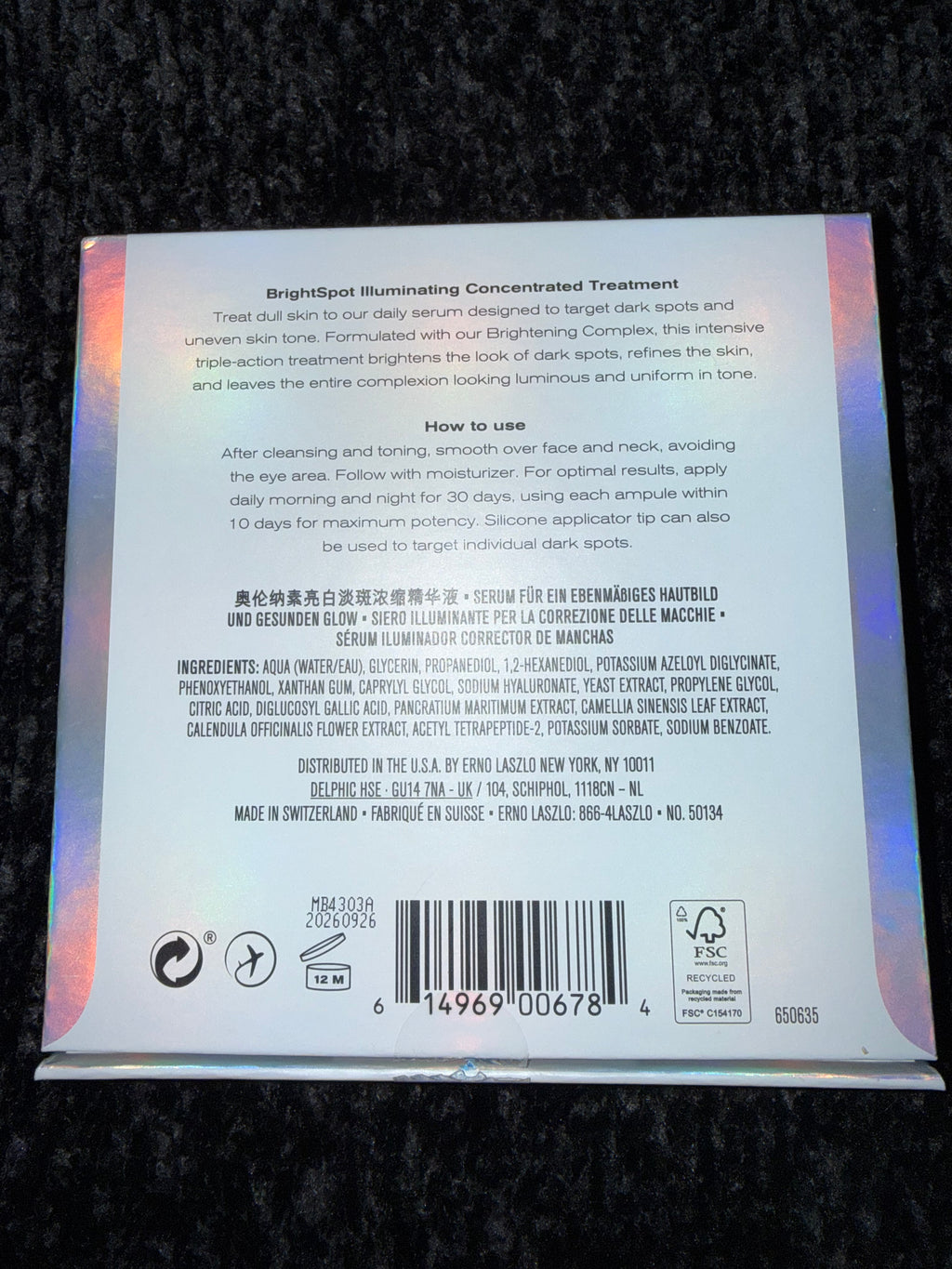 Erno Laszlo BRIGHTSPOT ILLUMINATING CONCENTRATED TREATMENT